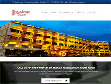 Tablet Screenshot of hotelsamdareeya.com